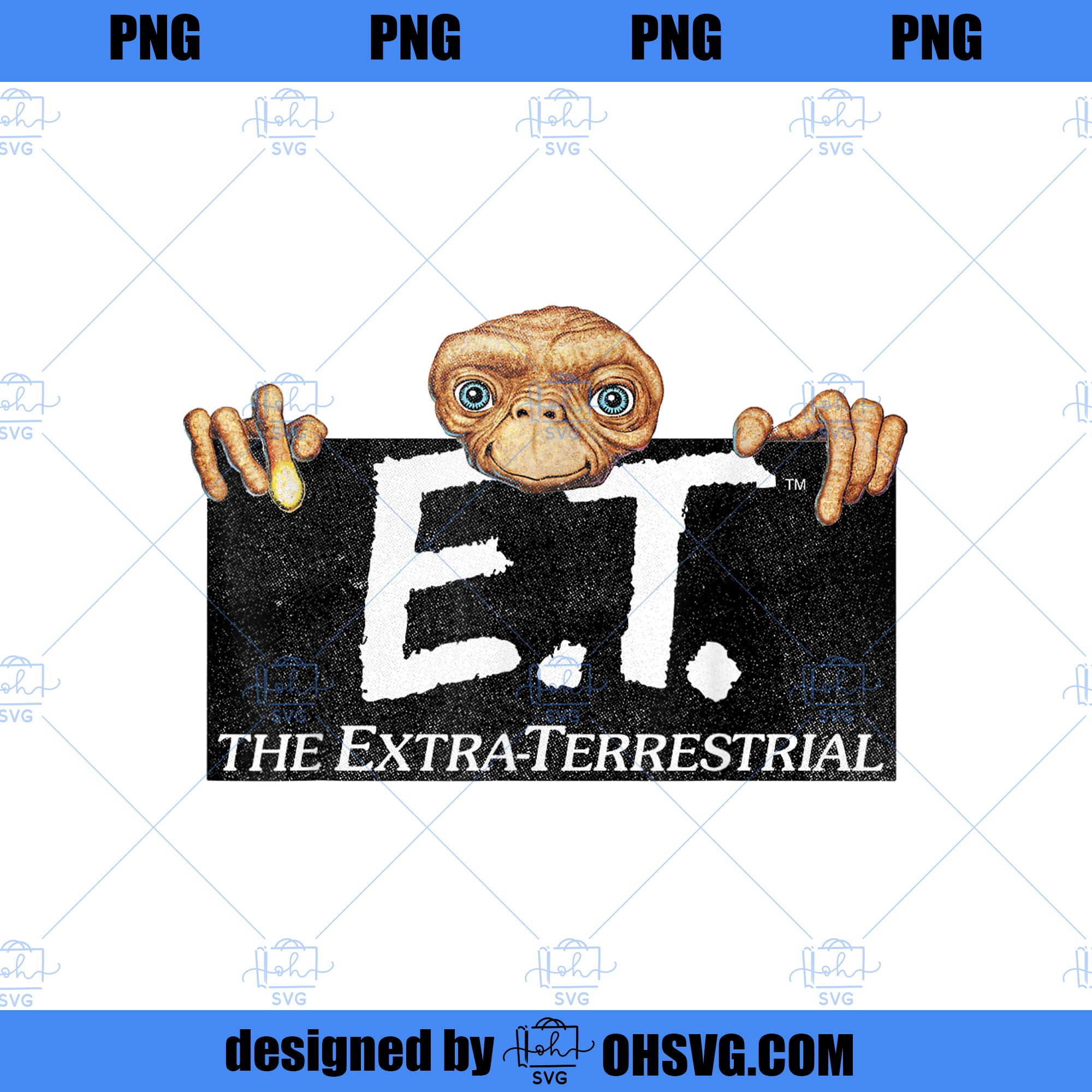 ET Terrestrial Hanging On A Movie Logo Graphic  PNG Download, Movies PNG, ET Terrestrial PNG