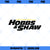 Fast Furious Hobbs Shaw Yellow And Black Movie Logo PNG Download, Movies PNG, Fast Furious PNG