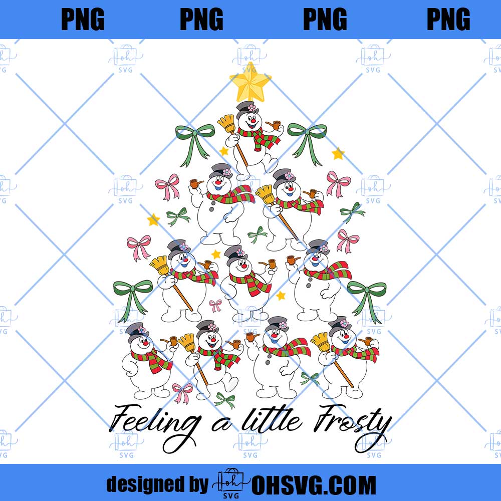 Feelin' a little frosty png sublimation design download, Merry Christmas png, Cute Snowman png, Toddler Christmas, Winter Vibes png, Xmas