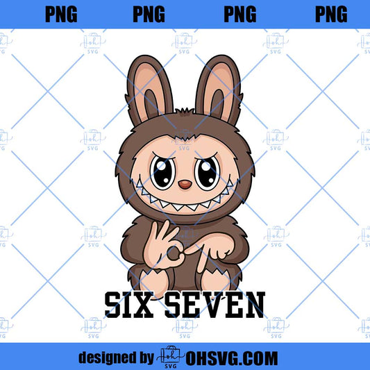 Funny 67  Labubu  Png, 67 Trend Social Media