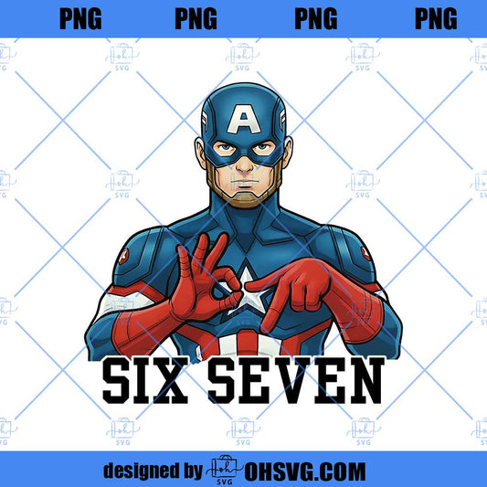 Funny 67 Superhero Png, Captain Superhero Png, 67 Trend Social Media
