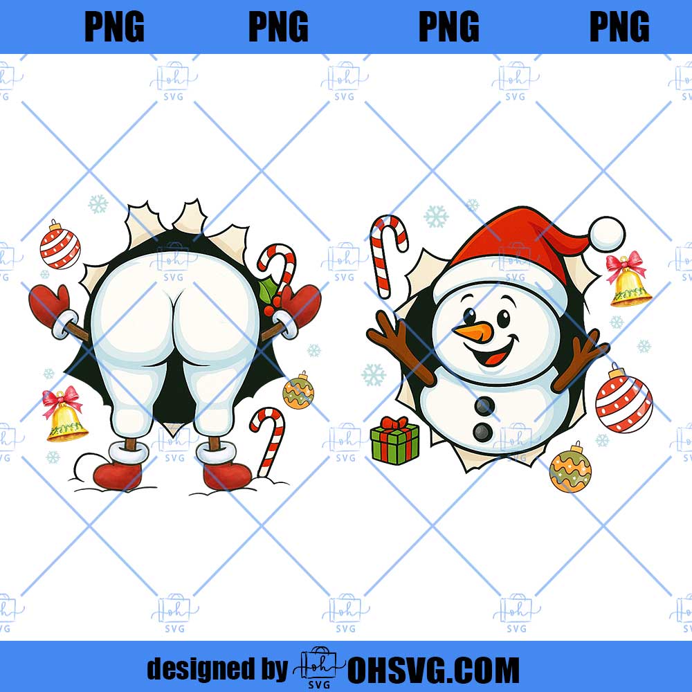 Funny Snowman  Front and Back PNG, Retro Christmas Shirt Design, Realistic Snowman Art Png, Festive Christmas PNG DTF Xmas2