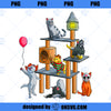 Funny Cat Horror Movies Cute Halloween for Cat Kitty Lovers PNG Download, Movies PNG, Cat Horror PNG