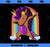 Funny Dabbing Afro Unicorn Cute Rainbow Adorable Gift PNG, Magic Unicorn PNG, Unicorn PNG