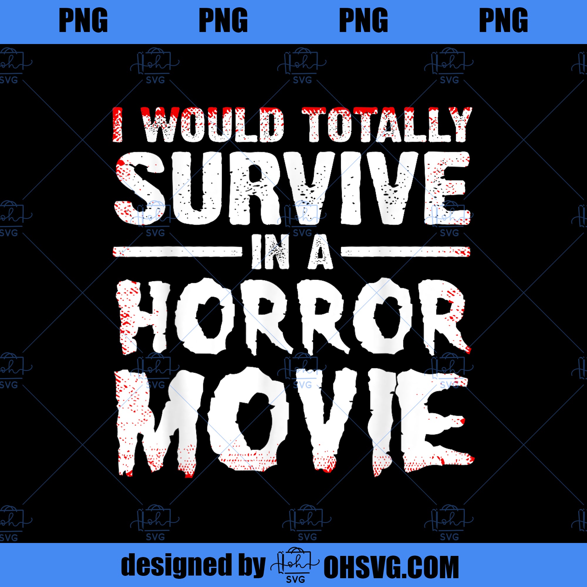 Funny Horror Movie Art For Men Women Halloween Scary Movies PNG Download, Movies PNG, Funny Horror PNG