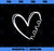 Funny Nana Heart for Grandma Mother Day Women PNG, Mom PNG, Mothers Day PNG