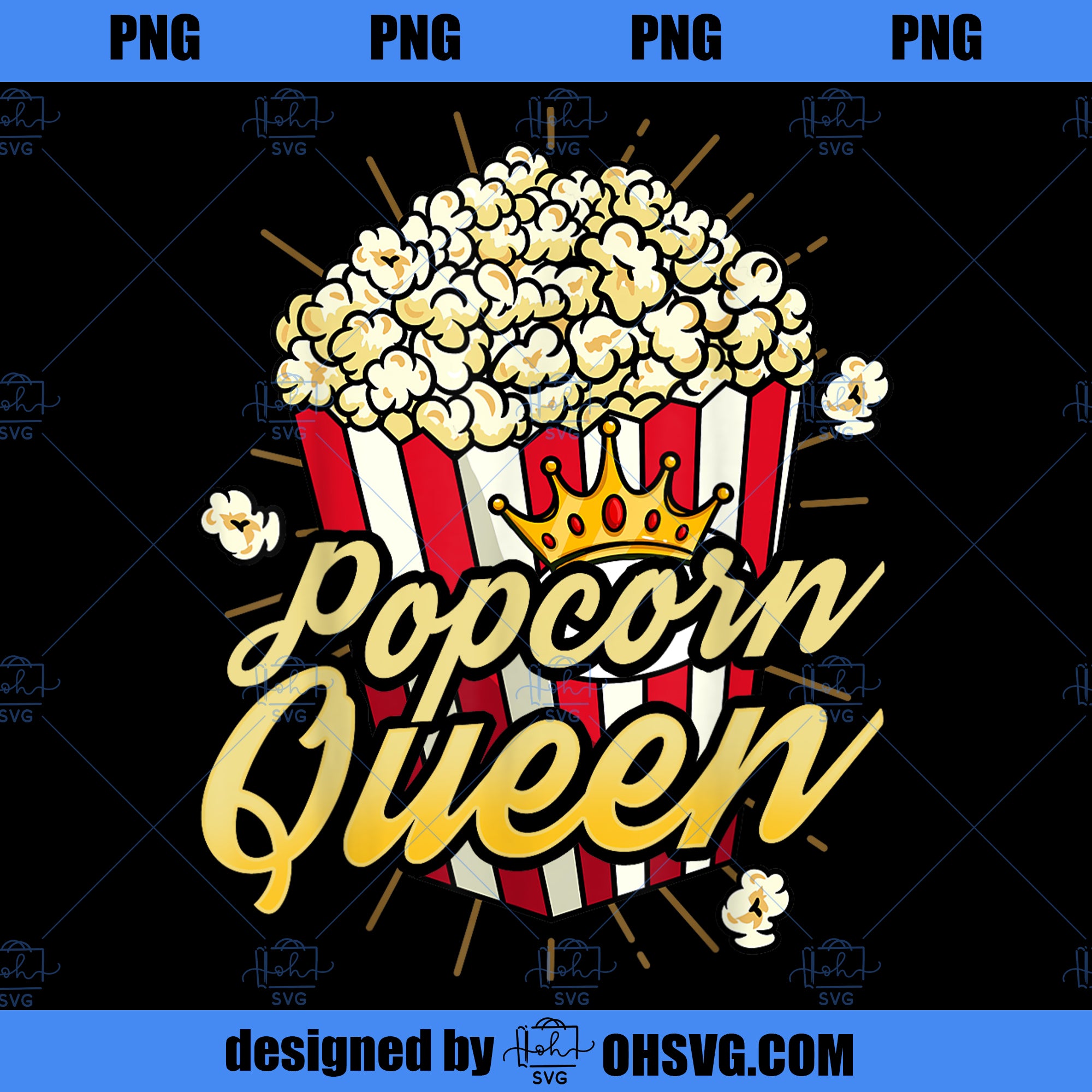 Funny Popcorn Lover Gift Movie Night Cinema Lover PNG Download, Movies PNG, Popcorn PNG