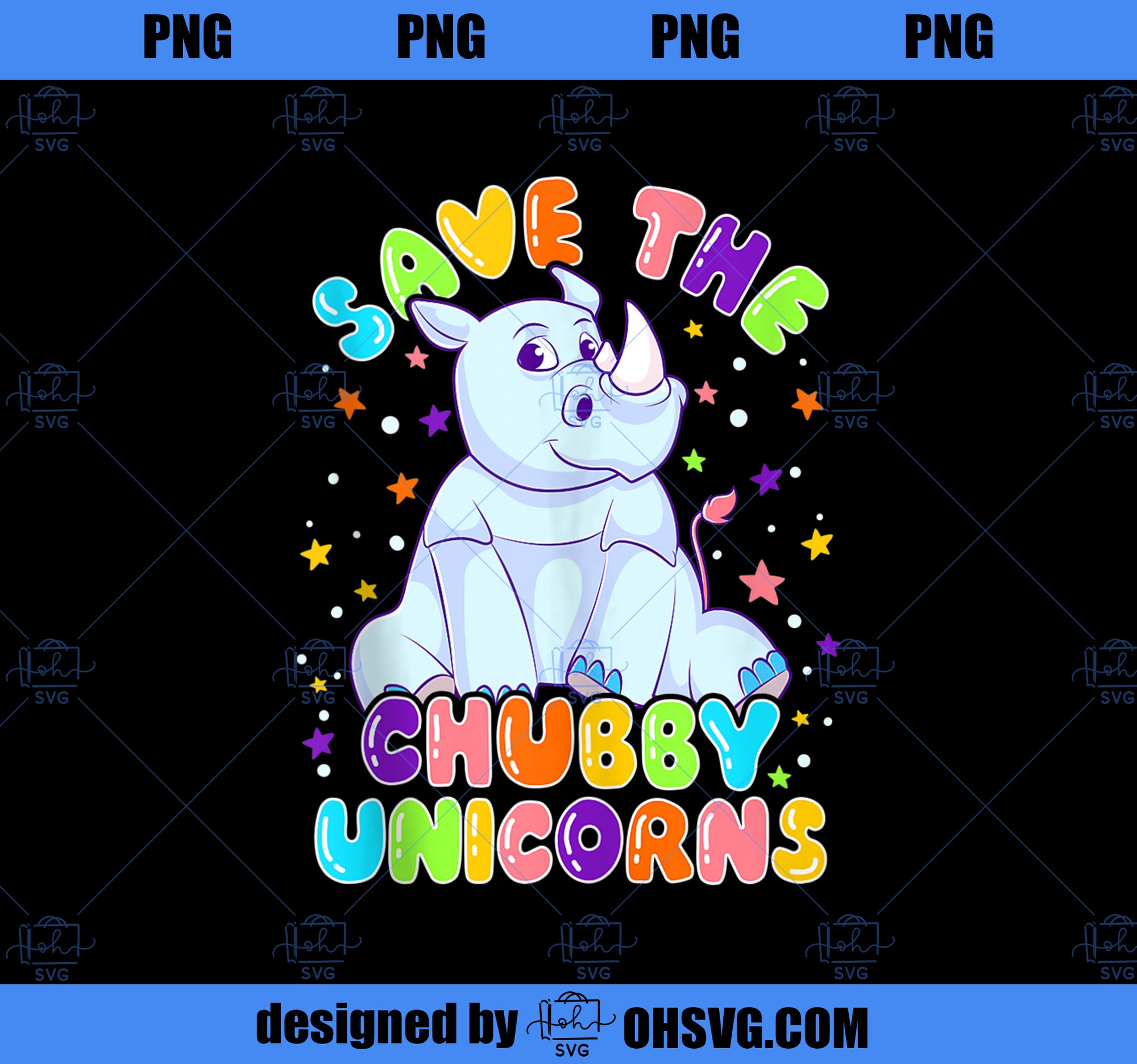 Funny Rhinoceros Rhino Save The Chubby Unicorns  PNG, Magic Unicorn PNG, Unicorn PNG