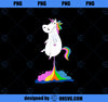 Funny Unicorn Farting Rainbow Shirt Magical Fart Unicorn PNG, Magic Unicorn PNG, Unicorn PNG