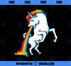Funny Unicorn Puking Rainbow Gifts Shirt PNG, Magic Unicorn PNG, Unicorn PNG