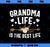 Grandma Life Is The Best Life Mothers Day PNG, Mom PNG, Mothers Day PNG