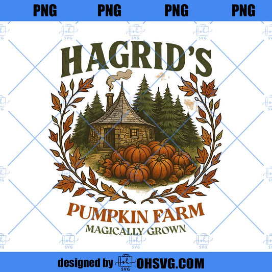 Hagrid's Pumpkin Patch PNG, Hagrid's Harry Potter House Png