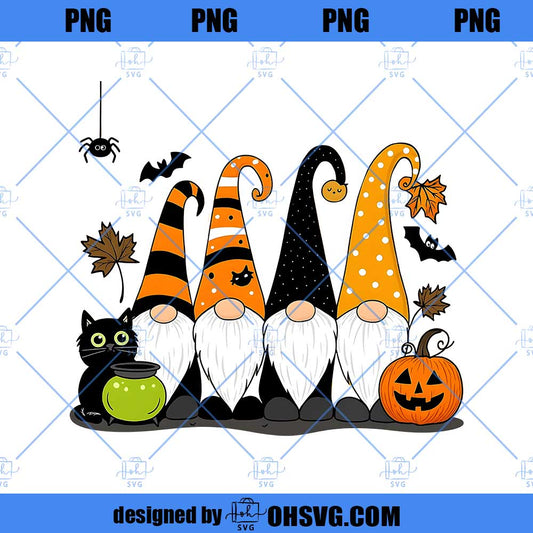 Halloween Gnomes PNG, Halloween Gnomes T-Shirt Design, Halloween Funny  PNG, Halloween Gnome Tee