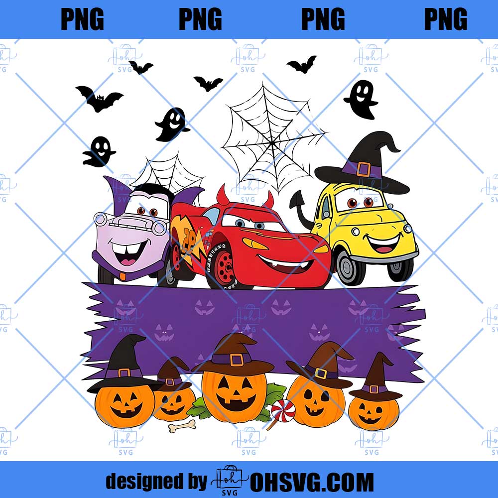 Happy Halloween Cars PNG, Halloween Masquerade, Spooky Vibes PNG, Trick Or Treat PNG