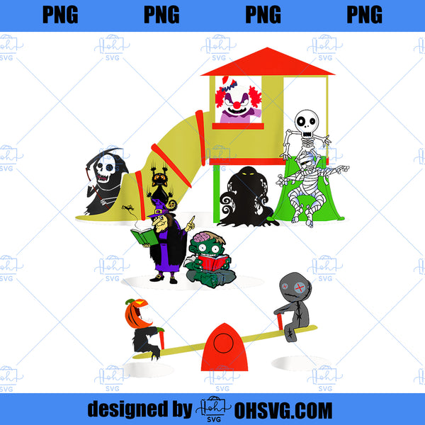 Horror Icons Movie Merchandise Friends Mens Scary Playground PNG Downl ...