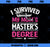 I Survived My Mom_s Master_s Degree Graduation Mother_s Day PNG, Mom PNG, Mothers Day PNG