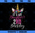 Its My Daughters 2nd Birthay Girl Gift Unicorn Birthday PNG, Magic Unicorn PNG, Unicorn PNG