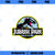 Jurassic Park 90 s Art Style Color Fill Movie Logo  PNG, Movies PNG, Jurassic Park PNG