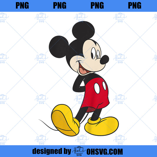 Kids Disney Mickey And Friends Mickey Mouse Classic Pose Youth PNG, Disney PNG, Disney Mickey PNG