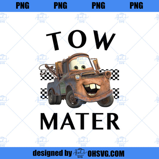 Kids Disney Pixar Cars Tow Mater Race Happy Portrait Youth PNG, Disney PNG, Disney Pixar PNG