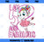 Kids I Am 5 and Fabulous Unicorn Birthday Girl Outfit Gift PNG, Magic Unicorn PNG, Unicorn PNG