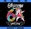 Kids awesome dabbing unicorn birthday 6 year old Girl 6th Bday 1 PNG, Magic Unicorn PNG, Unicorn PNG