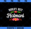 Korean Grandma T - World_s Best Halmoni PNG, Mom PNG, Mothers Day PNG