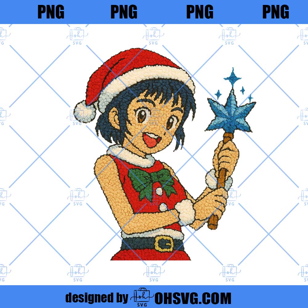 Latch Hook Kpop Huntrix Christmas PNG, Huntrix Png, Huntrix Christmas Shirt Design