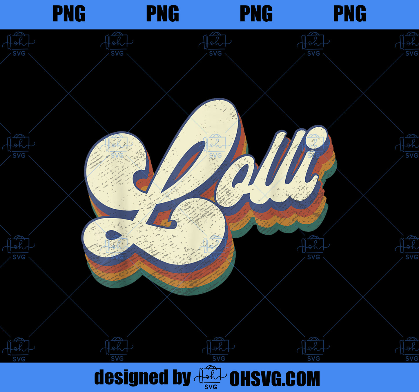 Lolli Gifts For Grandma Retro Vintage Mother_s Day Lolli PNG, Mom PNG, Mothers Day PNG