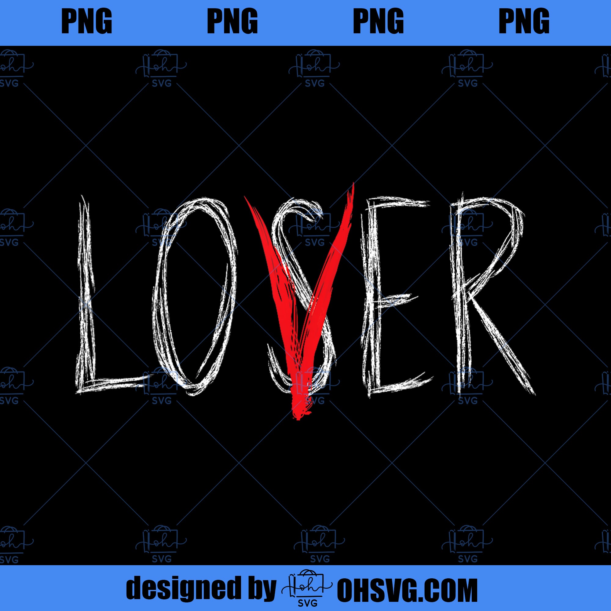 Loser Lover Shirt Horror Novelty Scary Movie Loser Lover PNG, Movies PNG, Scary Movie PNG