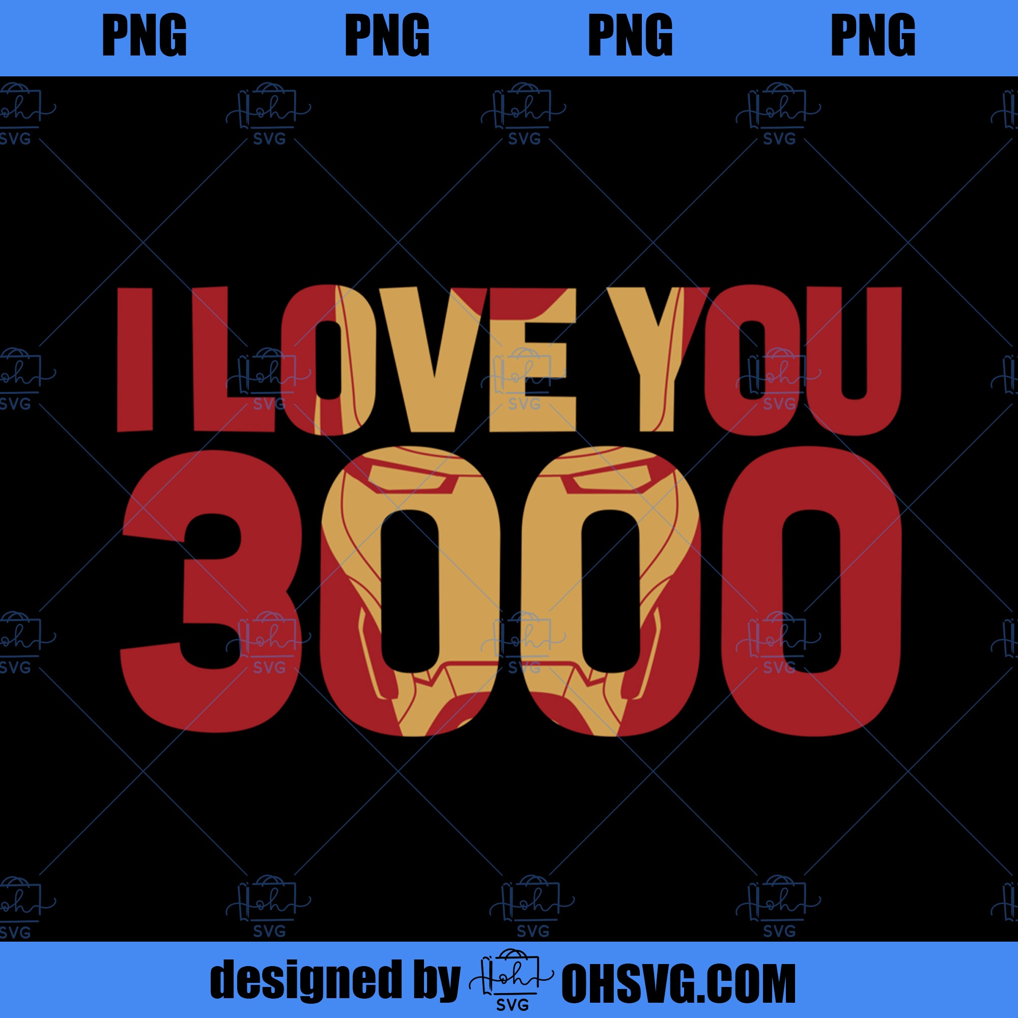 Marvel Avengers Endgame Iron Man I Love You 3000 Text Fill 1 PNG, Marvel PNG, Marvel Avengers PNG