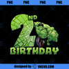 Marvel Avengers Hulk Smash 2nd Birthday Premium PNG, Marvel PNG, Marvel Avengers PNG