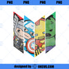 Marvel Avengers Kawaii Portrait Panels  PNG, Marvel PNG, Marvel Avengers PNG