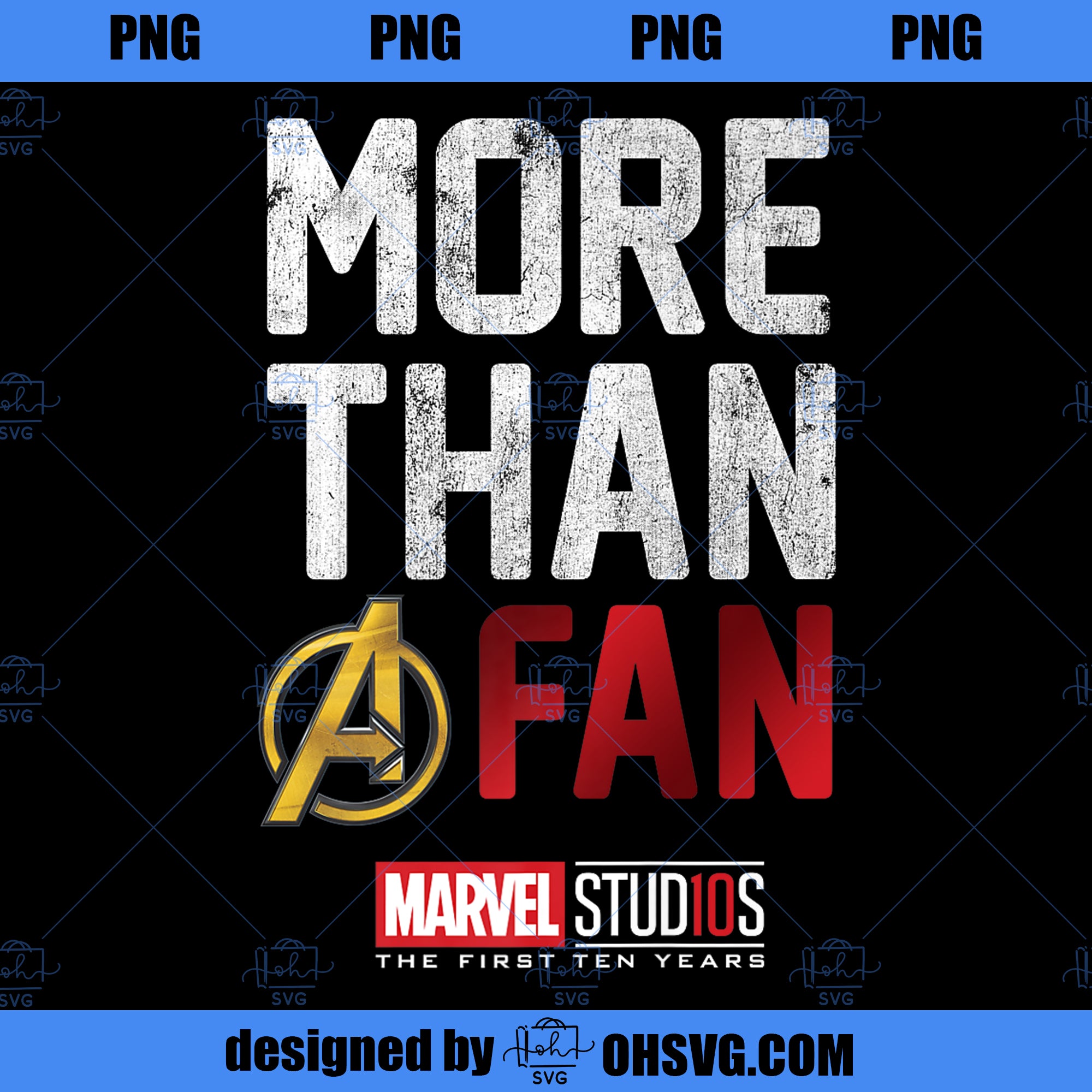 Marvel Avengers More Than A Fan 2019 Premium Premium PNG, Marvel PNG, Marvel Avengers PNG