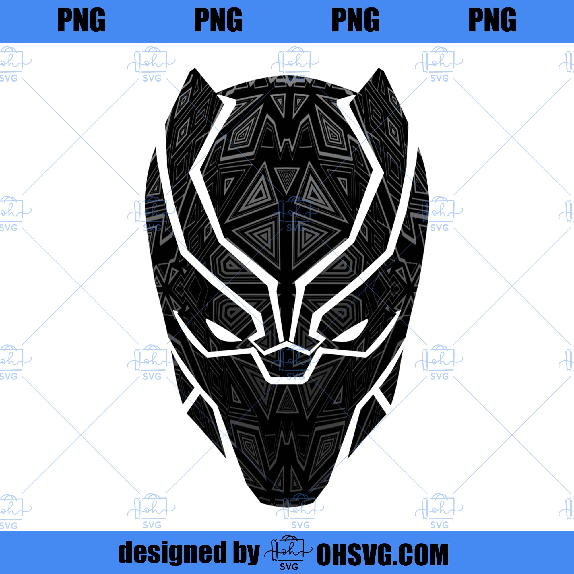 Marvel Black Panther Geometric Prism Mask  PNG, Marvel PNG, Black Panther PNG