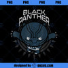 Marvel Black Panther Kawaii Cute Pounce Logo Graphic  PNG, Marvel PNG, Black Panther PNG