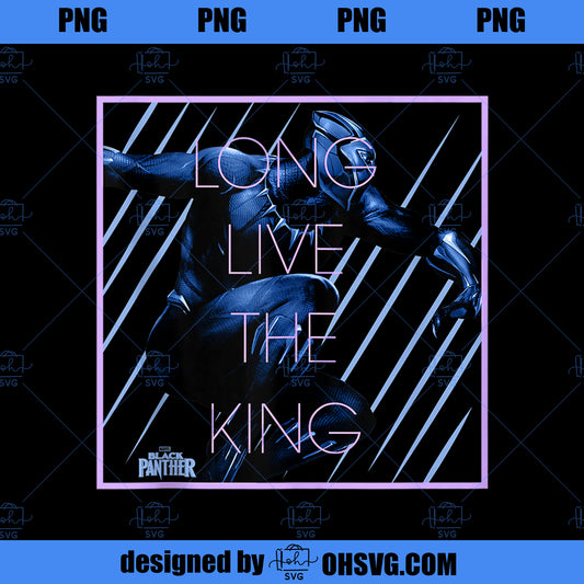 Marvel Black Panther Long Live The King Action Pose Panel  PNG, Marvel PNG, Black Panther PNG