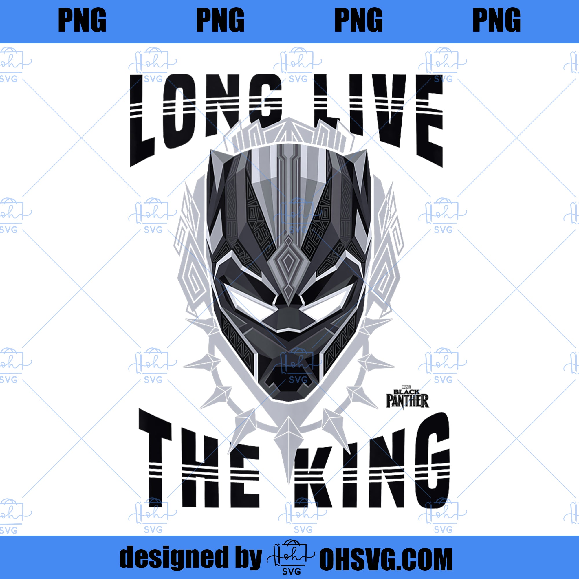 Marvel Black Panther Long Live The King Helmet  PNG, Marvel PNG, Black Panther PNG