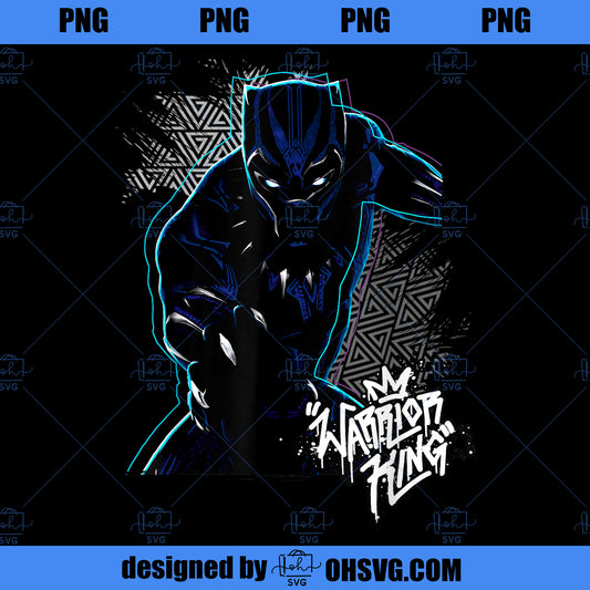 Marvel Black Panther Movie Warrior King Color Pop  PNG, Movies PNG, Black Panther PNG