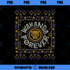 Marvel Black Panther Wakanda Forever Holiday Sweater PNG, Marvel PNG, Black Panther PNG