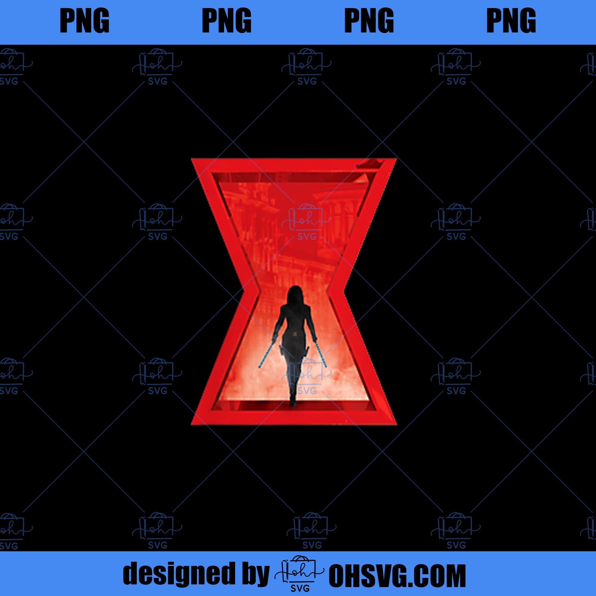 Marvel Black Widow Movie Red Hourglass PNG, Marvel PNG, Black Widow PNG