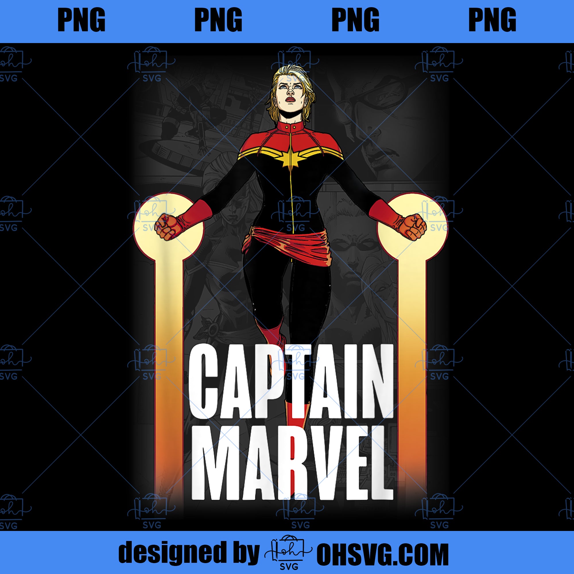 Marvel Captain Marvel She s Going To The Top Graphic  PNG, Marvel PNG, Captain Marvel PNG