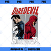 Marvel Daredevil Punisher Back To Back Logo Poster  PNG, Marvel PNG, Daredevil PNG