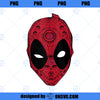 Marvel Deadpool Sugar Skull Style Mask Portrait  PNG, Marvel PNG, Marvel Deadpool PNG