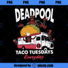 Marvel Deadpool Taco Tuesday Everyday  PNG, Marvel PNG, Marvel Deadpool PNG