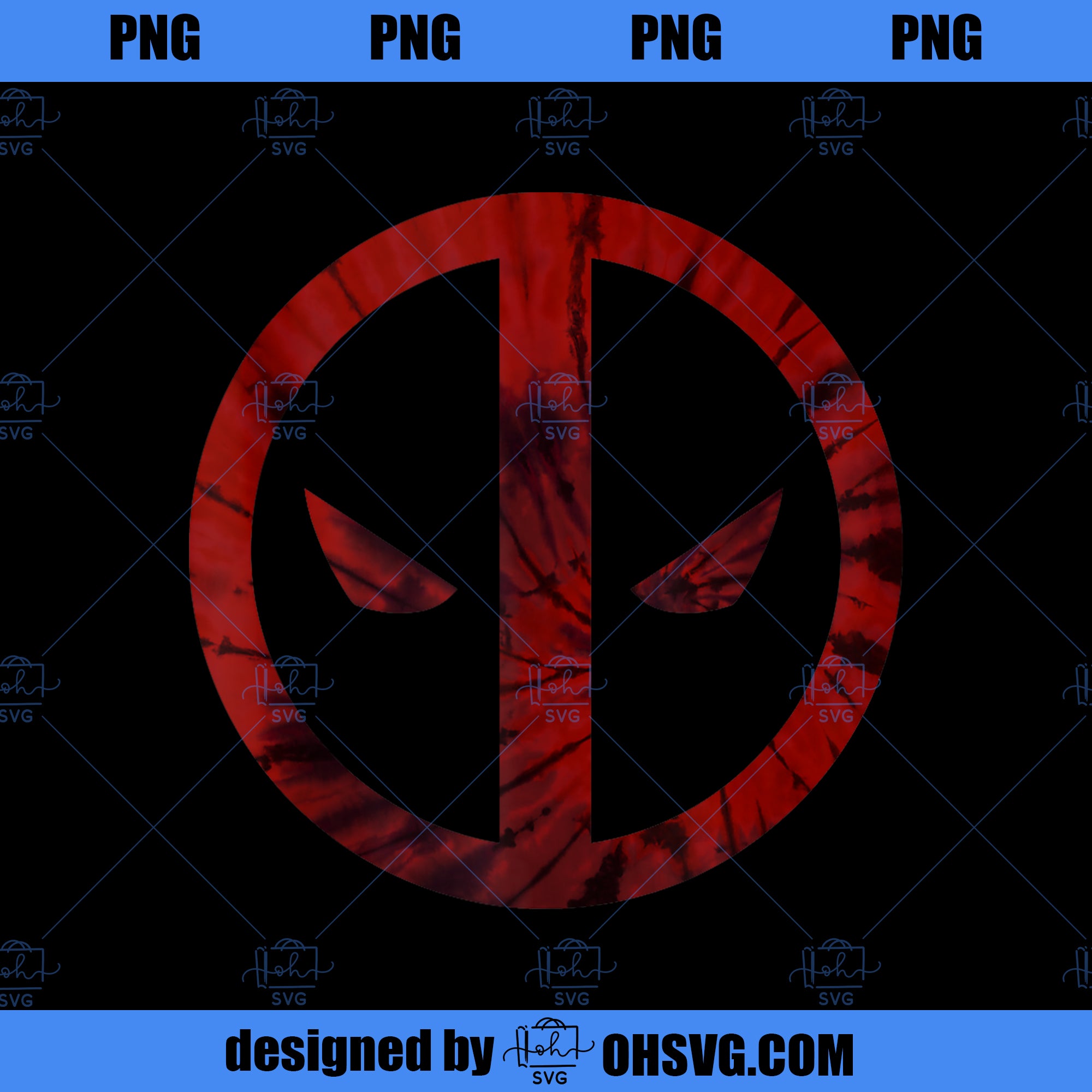 Marvel Deadpool TieDye Logo  PNG, Marvel PNG, Marvel Deadpool PNG