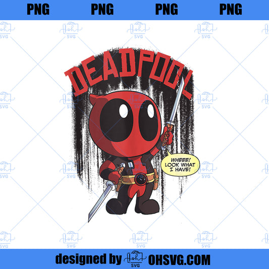 Marvel Deadpool Wheee Look What I Have Portrait  PNG, Marvel PNG, Marvel Deadpool PNG