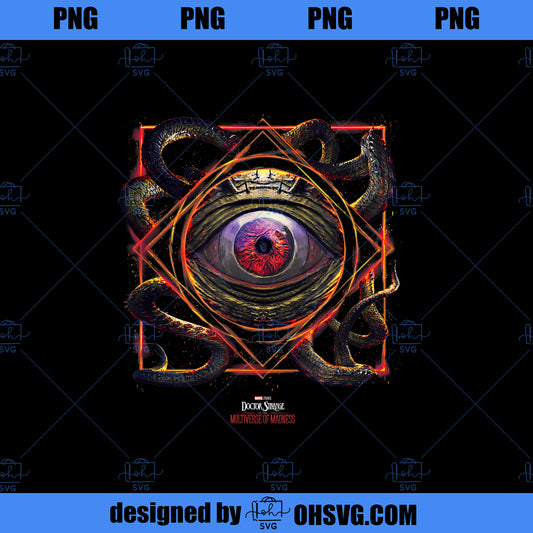 Marvel Doctor Strange In The Multiverse Of Madness Big Eye PNG, Marvel PNG, Marvel Doctor Strange PNG