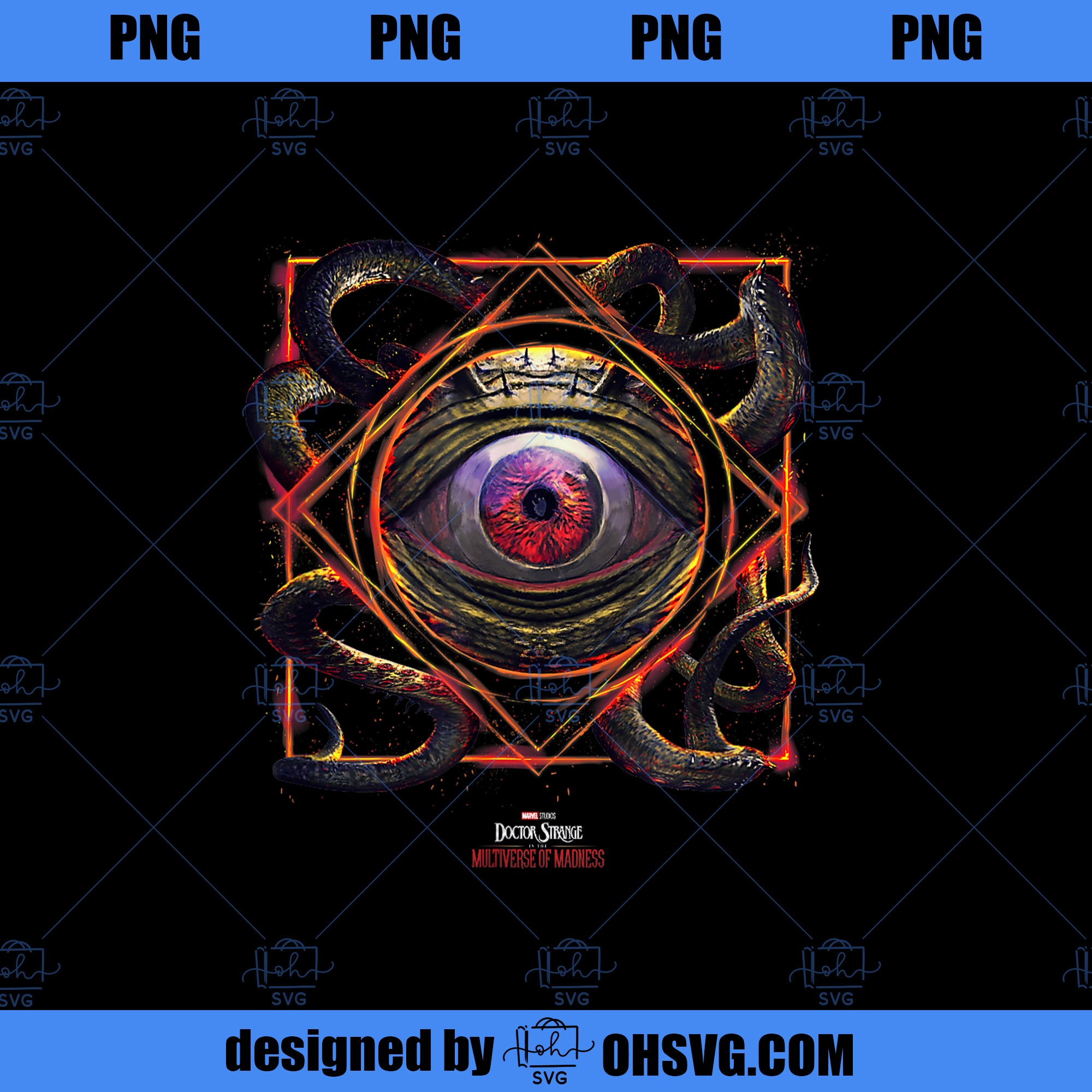 Marvel Doctor Strange In The Multiverse Of Madness Big Eye PNG, Marvel PNG, Marvel Doctor Strange PNG