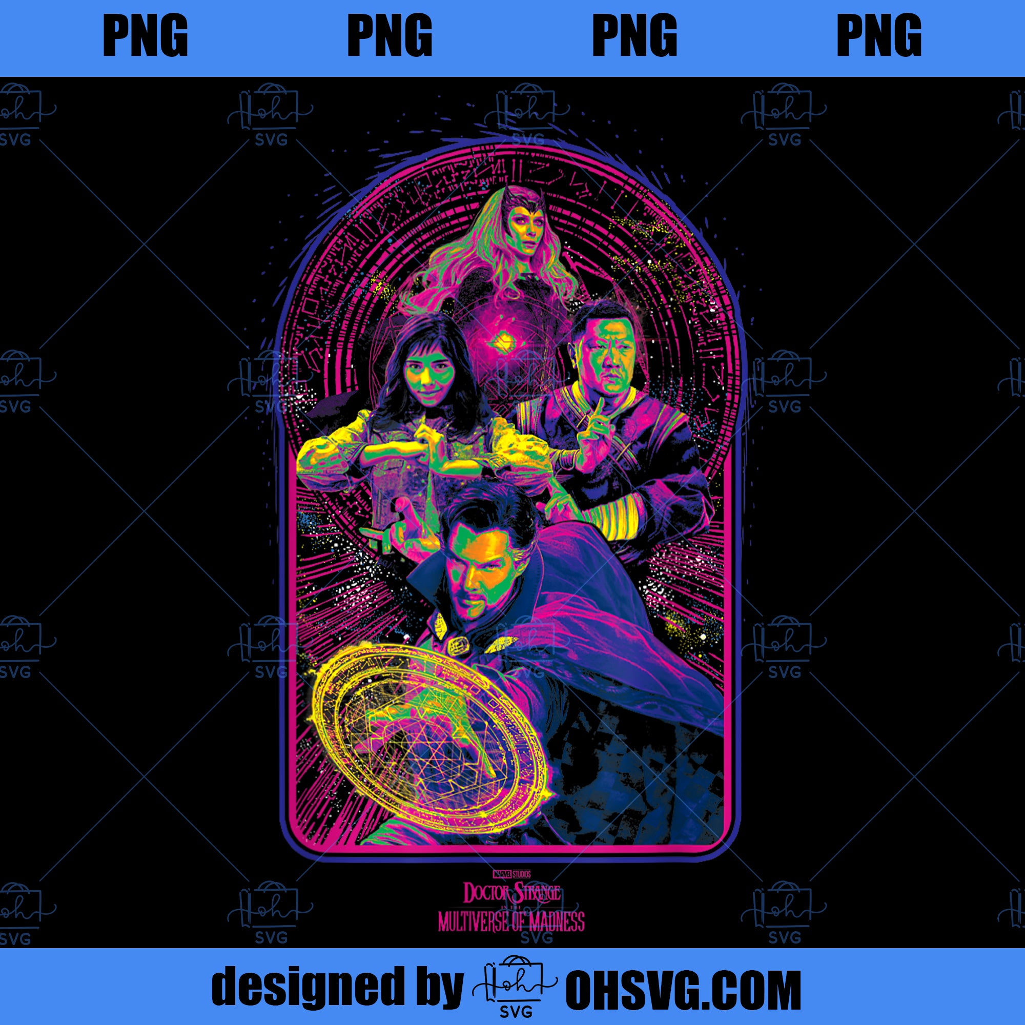 Marvel Doctor Strange In The Multiverse Of Madness Color Pop PNG, Marvel PNG, Marvel Doctor Strange PNG